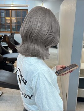 ドロシー 郡山桑野店(Dorothy) 黒髪ボブルフネビージュ小顔ワンレン