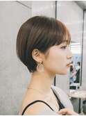 ショート　ショートボブ　似合わせカット　メルティカラー