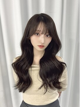 ハピネス 梅田茶屋町店(HAPPINESS) ロングレイヤー/韓国ヘア/髪質改善/顔まわり/ブリーチなし