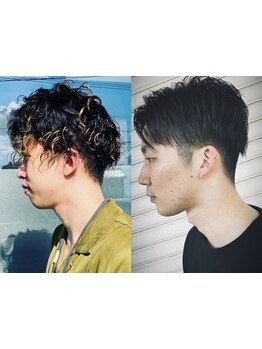 【２１時まで営業】どこから見ても自分らしさ溢れるスタイルに「メンズカット/メンズパーマ」