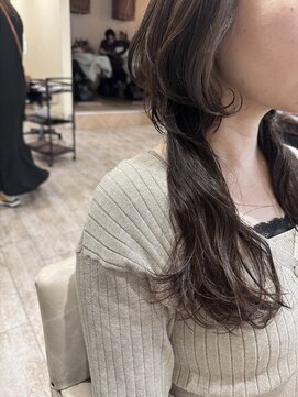 ラボヌールヘアーノーブル 新越谷店(La Bonheur hair noble) ロングウルフ/ニュアンスパーマ【美髪】【イメチェン】