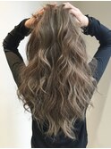 レイヤーカット 透明感ハイライト