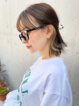 ディッセンバー 渋谷(December) ボブ/インナーカラー/前髪インナー/イヤリングカラー/渋谷/学割