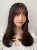 韓国艶カラーレイヤーカット