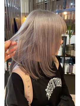 桃の木 ヘアー(桃の木 hair) シルバーグレージュ