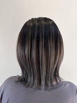 オクユキ(OKUYUKI)&nbsp;外ハネボブ×プレイングカラー