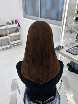 コア プラス 立川(COA PLUS) 韓国風レイヤーカット髪質改善ダブルカラーハッシュカット