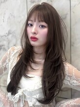 シーシンジュク 新宿南口(Sea shinjuku)&nbsp;大人ガーリー×ダークアッシュ[似合わせカット/ミディアム]