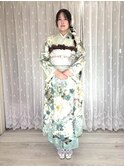 振袖着付け、ヘアセット