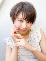 リタ 枚方(Rita)&nbsp;春カラー◎似合わせカット春ショート×暗めベージュ