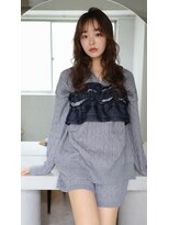 エレン 池袋(ElEn.) 似合わせ小顔カット×無造作パーマ/ベージュ 顔タイプ診断