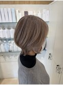 【篠原】白髪率50%以上にオススメ白髪を薄くぼかしたベージュ