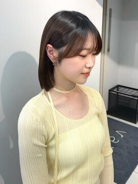 ヴェイン 渋谷(vain) 耳掛けボブ大人ボブナチュラルボブ
