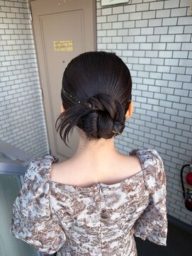 ソノ(sono) カチモリヘア シニヨン アップヘア ヘアセット