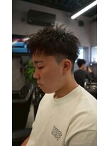 リッチブランドアンドコー 守口店(Rich Brand&Co)&nbsp;スパイキーショートザクザクショートアップバングツーブロック