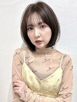 アンドカオマワリカットファム(Fann.)&nbsp;韓国風くびれボブ×顔まわりレイヤー