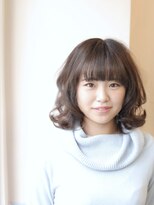 バグ 恵比寿(Bug)&nbsp;外ハネカール×暗髪×ふわミディ