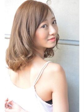 ヘアサロンエム 川越(HAIR SALON M) 波巻き仕上げの重軽ボブ