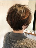 ショート×デジタルパーマ