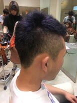 カイム ヘアー(Keim hair) purple  black/メンズカット/短髪/夏ヘア/メンズカラー/20代30代
