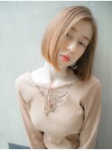 ケアブリーチ 切りっぱなしボブ 似合わせカット☆