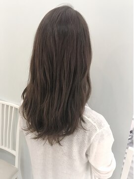 ヘアーメイクオズ(hair make O/S) アプリエカラー☆カーキグレージュ☆