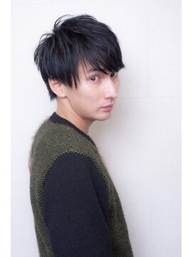 グレイスフル バーバープラチナム 六本木店(Graceful Barber platinum) 直毛でもホットパーマでくせ毛風爽やか束感スタイル＜理容室＞