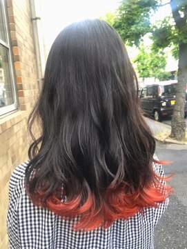 アマネク(AMANEQ by THISCOVER.) 裾カラー/ビビッドオレンジ