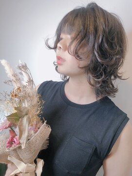 シーデン(C-den) 大人気!大人マッシュウルフ×ショート×レイヤーカット