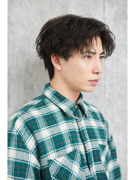 メンズサロンドットリアン(dot. lien) 【men’s salon dot. Tokyo】癖毛風パーマ×センターパート