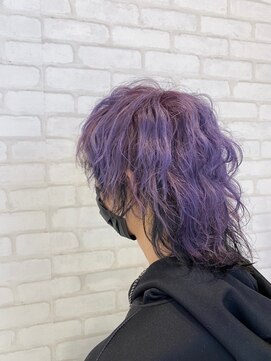 ビス ヘア アンド ビューティー 西新井店(Vis Hair&Beauty) インナーカラー/パープル/ハイトーン/インスタ人気