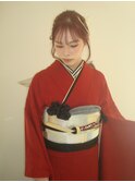 R4年成人式水引枯山水風ヘア