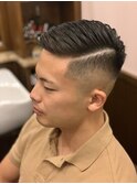スキンフェードパートスタイル