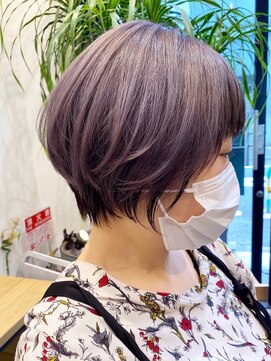 ボルタノット(volta∞knot) イメチェン★インナーローズブラウン×パープルグレー♪