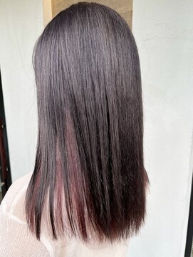 ボヌール(BonHeur) 【インナーカラー】ちょっとだけローズなピンク