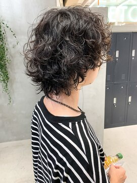 テトヘアー(teto hair) ウルフカット、メンズウルフ、パーマウルフ、メンズパーマ