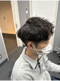 ツイスパアップバングショート