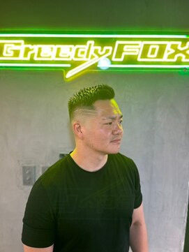 グリーディーフォックス 代々木(Greedy FOX) 波巻き/ハイライト/マッシュパーマ/ウルフ[シェービング]