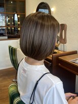 エルサフィロ キタハマ(el zafiro kitahama)&nbsp;30×40×50代×似合わせカット×ハイライト