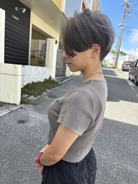 グランジュテ(grandjute) ハイライト★髪質改善トリートメント★ショートボブ★小顔カット