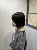 切りっぱなしボブ
