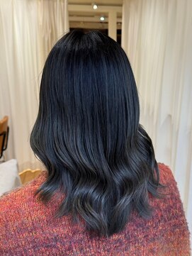 クラップス オル 金沢八景(CLAPS Ore) ダブルカラーミルクティーベージュカラーブルーブラックブリーチ