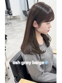 レイヤーカット＿アッシュグレーベージュ＿担当垣内＿9088