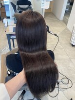 エクファ ヘアエステアンドスパ(ex-fa hair esthe&spa)&nbsp;イメチェン/ホワイトブロンド/外ハネボブ/美髪/草津/南草津