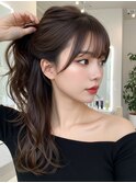大人ナチュラルバング★前髪/顔周り/レイヤーカット/表参道個室