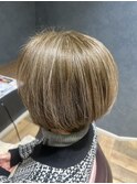 白髪ぼかしハイライト