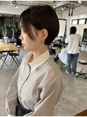 大人可愛い切ひし形コンパクトショートヘア