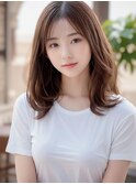 30代40代夏◎ミルクティベージュ