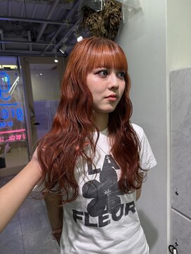 グロウ 渋谷(grow) ☆ワンカラーで作る夏オレンジhair☆