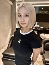 ボーテコンシェル 柏店(BEAUTE CONCIER) 【安田】ホワイトブロンドボブ